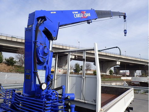 小型ユニック車!3t積載!ラジコン付4段ブーム!整備済!H21 三菱