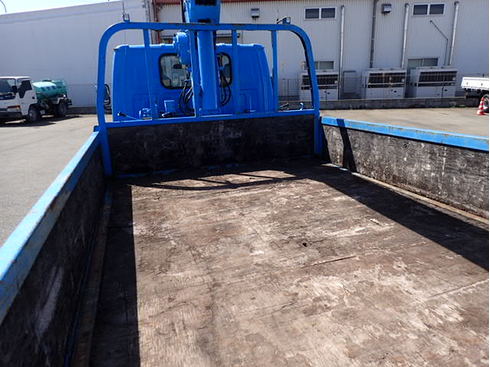 中古クレーン販売（ショートボディ11尺）走行2万km H14 イスズエルフ