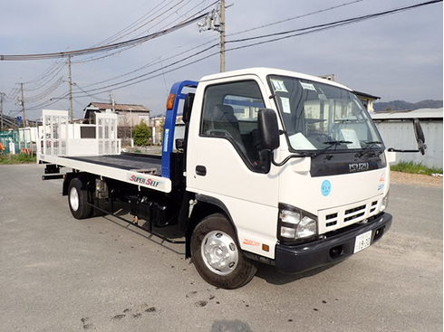 いすゞ　エルフ　キャリアカー 車両運搬車　3.45t　