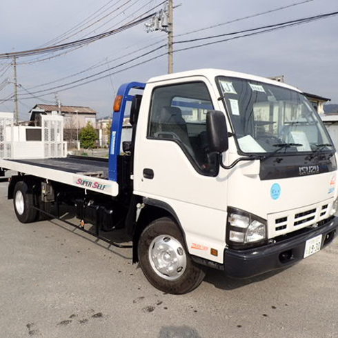いすゞ　エルフ　キャリアカー 車両運搬車　3.45t　