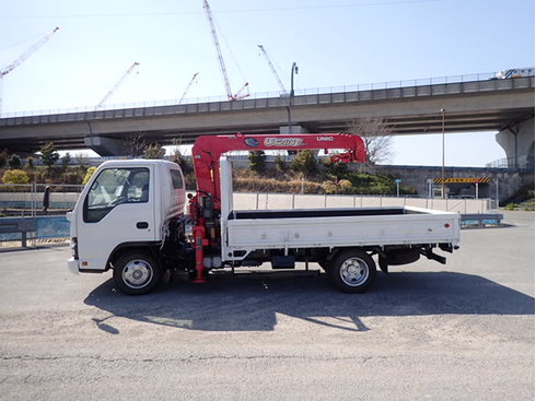 中古ユニック 4段ラジコン付 H17 イスズエルフ 2t ワイドロング 4段クレーン ラジコン フックイン ユニックuru264 荷l352 塗装済 走行少 At免許で運転可能です クレーン 穴堀建柱車 中古トラックを探す 大阪の再生中古トラック専門店 販売 買取 トラック