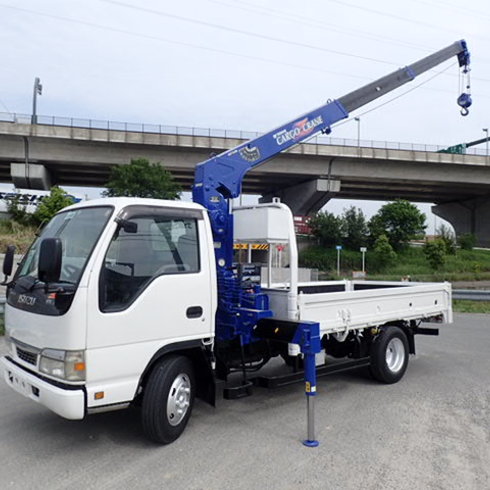 H16 イスズエルフ 3t 標準ロング 3段クレーン フックイン タダノZR263