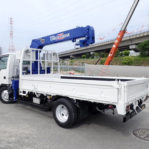 エルフクレーン付　床鉄板　角パイプ　八都県市排ガス適合　
