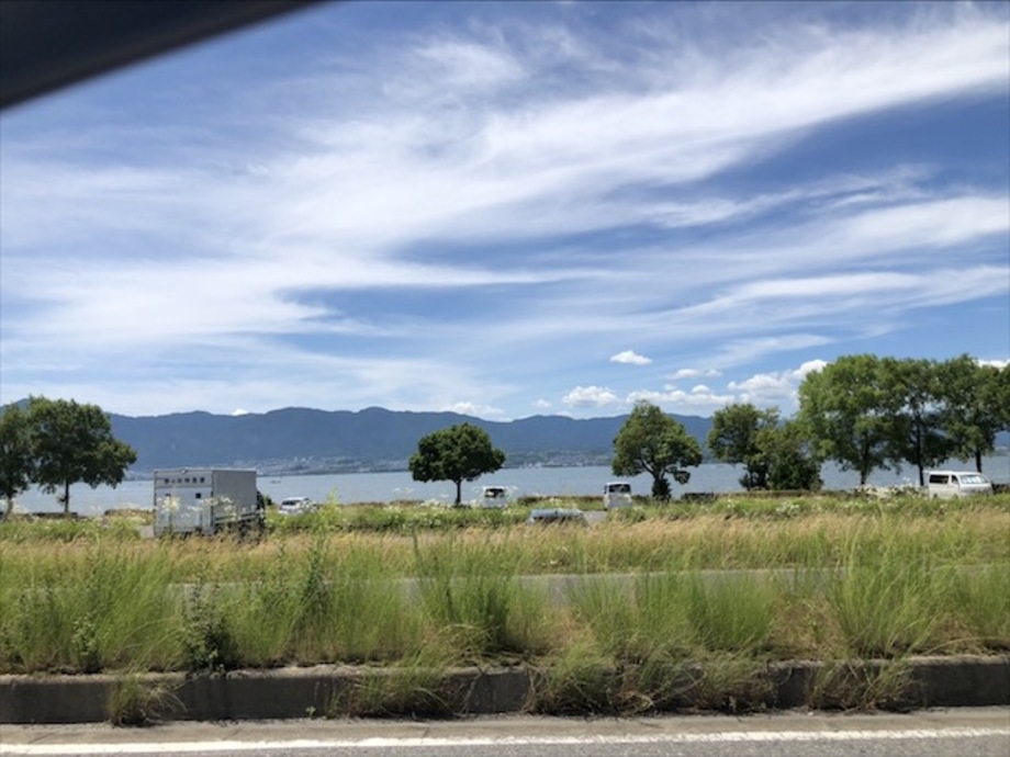 滋賀県守山市 琵琶湖沿い さざなみロード 草津観光 釣り サイクリング