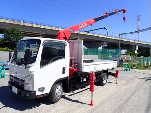 日産アトラス　イスズエルフ右中古ヘッドターンシグナル　26130-89T1J 車両の全塗装終わりました！H22 日産アトラス(イスズエルフOEM) 2.5t
