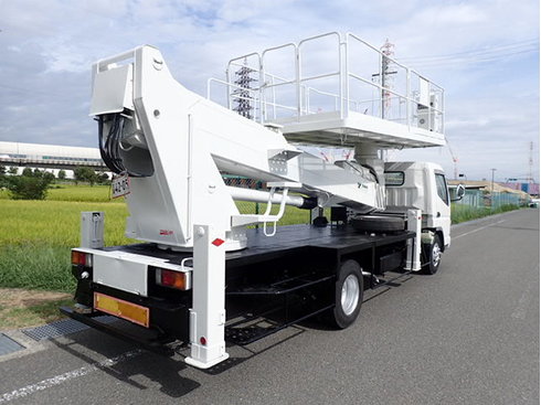 最大積載荷重1000kg 垂直デッキ　ブーム自動格納　大型デッキ