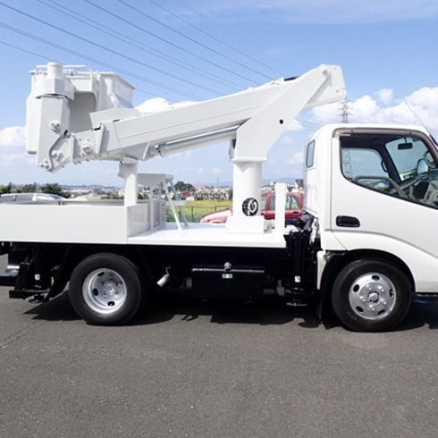再生中古高所作業車販売 H17 ヒノデュトロ 高所作業車 アイチss10a 9 7m Frpバケット 全塗装済 レンタル可能 走行少 看板 通信工事 外壁塗装など Pb Xzu301x S05d 高所作業車 中古トラックを探す 大阪の再生中古トラック専門店 販売 買取 トラック１２３