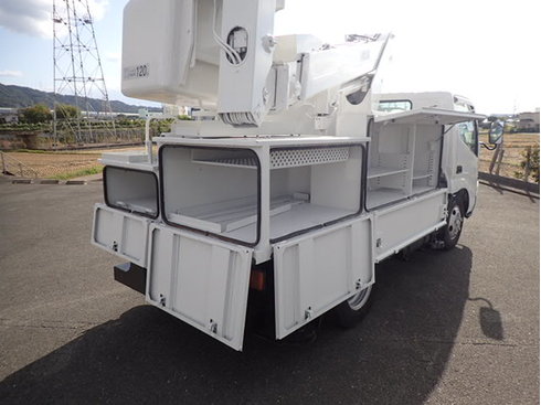 工具箱　はしご収納　脚立収納　全塗装済