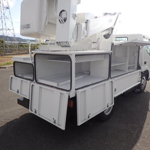 工具箱　はしご収納　脚立収納　全塗装済