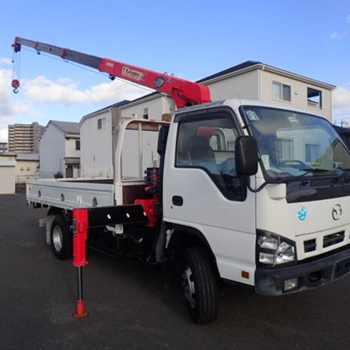 マツダタイタン　3t　ワイドロング　4段クレーン　ラジコン