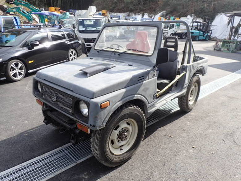 レトロな車両です S63 スズキ ジムニー Ja71 4サイクルターボ バンカット 幌車 オープンカー 2wd 4wd切り替え エンジン始動確認済 中古販売 その他 中古トラックを探す 大阪の再生中古トラック専門店 販売 買取 トラック１２３
