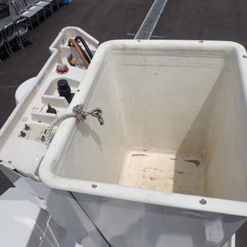 FRPバケット　電工仕様　絶縁ブーム　100㎏バケット　