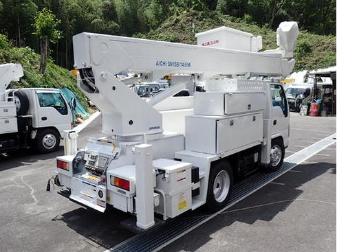 アイチSN15B　電工　ワンピン　ウインチ　サブブーム