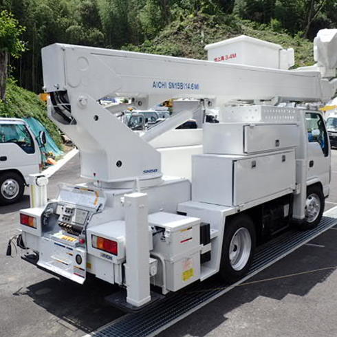 アイチSN15B　電工　ワンピン　ウインチ　サブブーム