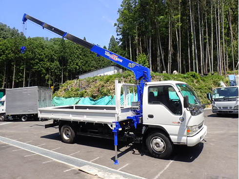 イスズ　エルフ　3.5t　ワイド　超ロング