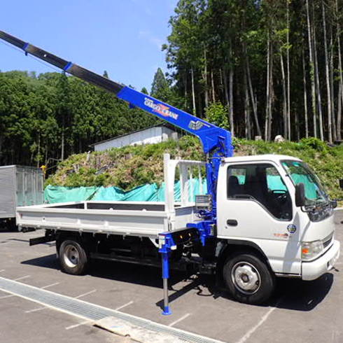 イスズ　エルフ　3.5t　ワイド　超ロング