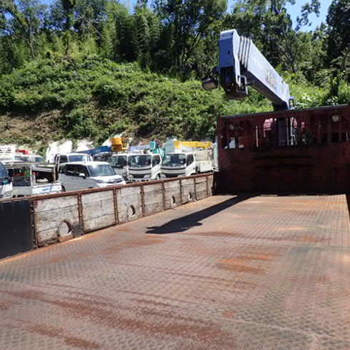 荷L600  造りボディ シマ鉄 