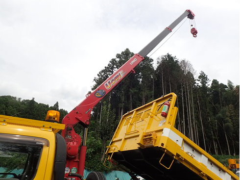 古河ユニック URU263 2.63t吊 道路作業車　道路整備