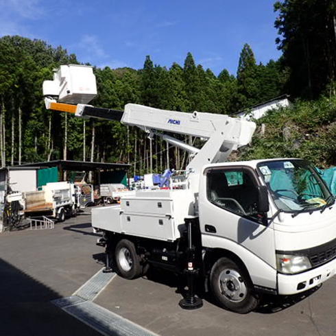 日野　デュトロ　高所作業車　アイチ　SH09A