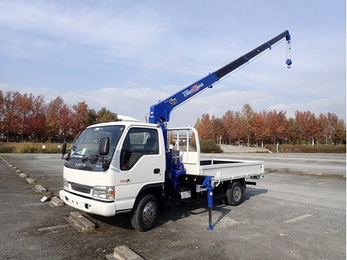 いすゞ　エルフ　クレーン　ラジコン　4段