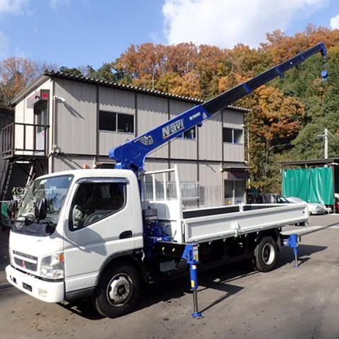 積載3t ワイド超ロングの5段ラジコン・リヤジャッキ付！H17 三菱