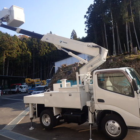 日野自動車　ヒノノニトン　バケット車　高所作業車　10M