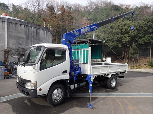 日野自動車　ヒノノニトン　クレーン　4段　ラジコン