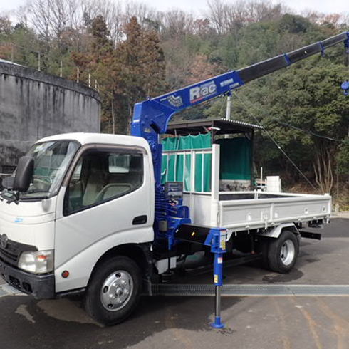 日野自動車　ヒノノニトン　クレーン　4段　ラジコン
