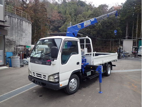 isuzu　イスズ　いすゞ　エルフ　クレーン