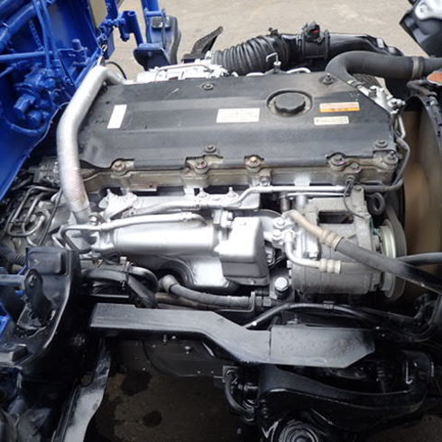 PB-NKR81AR　4HL1 ｴﾝｼﾞﾝ水回りオーバーホール　排ガスマフラー洗浄