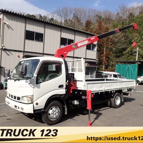 Uni-motion Full 中古 中古3tユニック車販売・足場、型枠など】 H18 ヒノデュトロ 3.45t