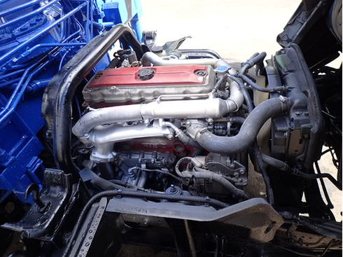 エンジン水回りオーバーホール EGRバルブ洗浄　DPDマフラー洗浄　N04C
