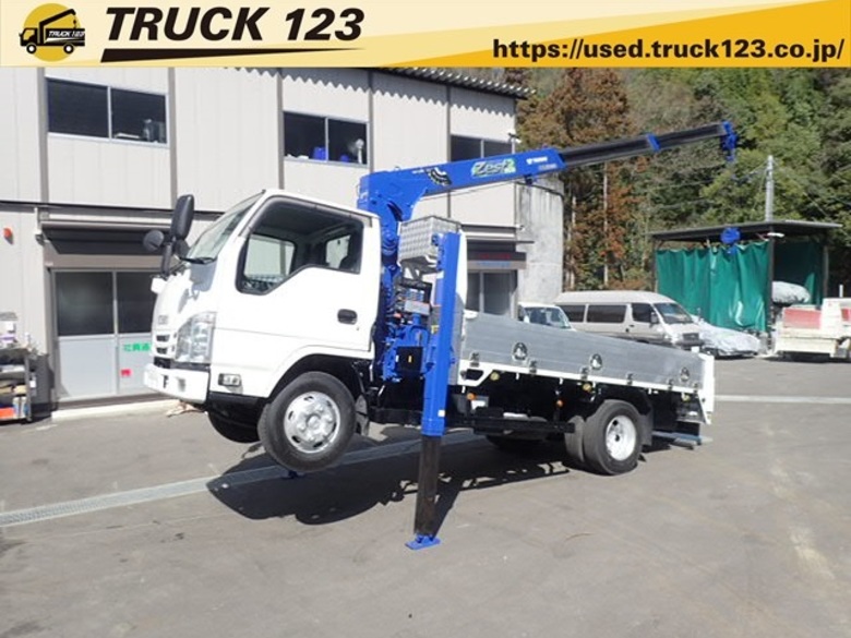 ハイジャッキセルフ 重機運搬車】H28 イスズエルフ 3.5t 標準ロング 3