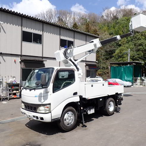 日野自動車　デュトロ　高所作業車　バケット車