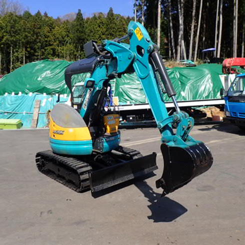 クボタ　パワーショベル　油圧クローラークレーン　ユンボ