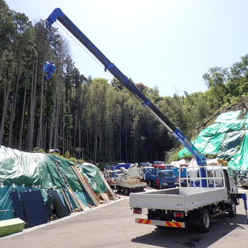 準中型免許　再生中古クレーン　ワイドロング　2tトラック　小型クレーン