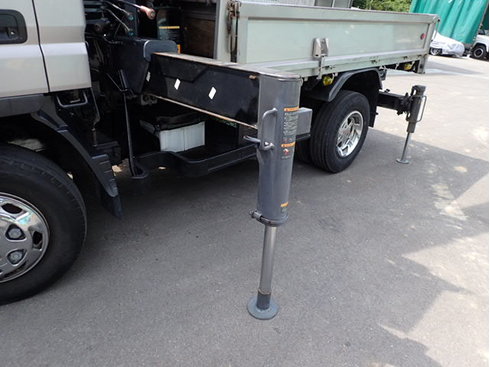 リヤアウトリガ　リヤジャッキ　安定感　