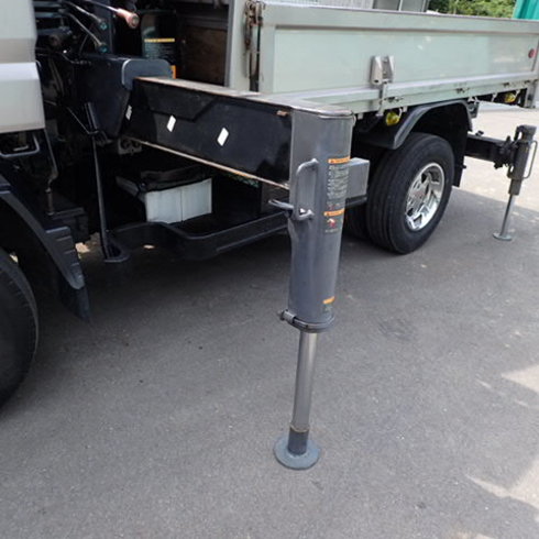 リヤアウトリガ　リヤジャッキ　安定感　