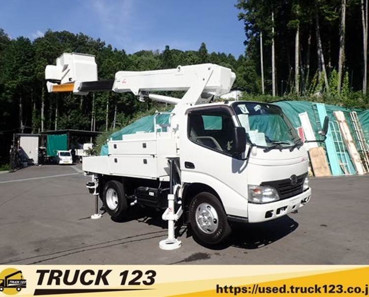 電気工事に最適 H18 トヨタダイナ 高所作業車 アイチsh15b 14 6m ワンピン ウインチ サブブーム付 電工仕様 車両全塗装済 Pb Xzu354h 高所作業車 中古トラックを探す 大阪の再生中古トラック専門店 販売 買取 トラック１２３