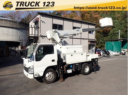 小型バケット車 高所作業車 電気工事 通信工事