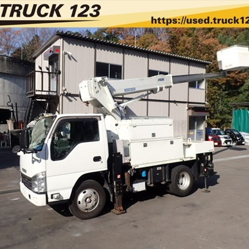 小型バケット車 高所作業車 電気工事 通信工事