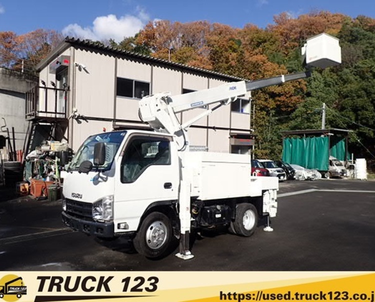 H22 いすゞエルフ 高所作業車 アイチsh10a 9 9m パートタイム4wd 工具箱新品 通信工事などに ご購入時におすすめ している整備は 全て完了している車です 高所作業車 中古トラックを探す 大阪の再生中古トラック専門店 販売 買取 トラック１２３