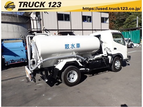 散水車　前後散水　極東開発 LH04-301R 4t