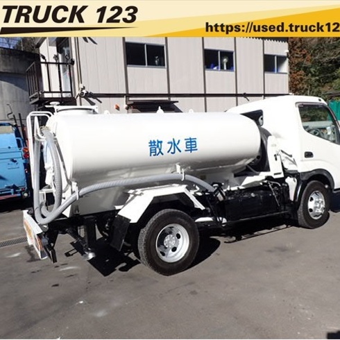 散水車　前後散水　極東開発 LH04-301R 4t