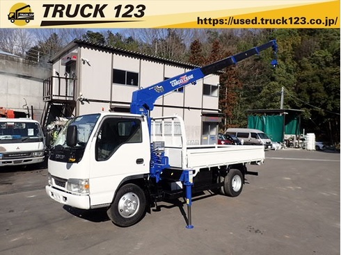 isuzu　イスズ　いすゞ　エルフ　クレーン