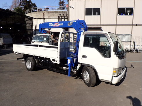 準中型免許　再生中古クレーン　標準ロング　3tトラック