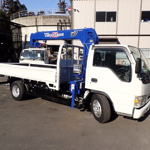 準中型免許　再生中古クレーン　標準ロング　3tトラック