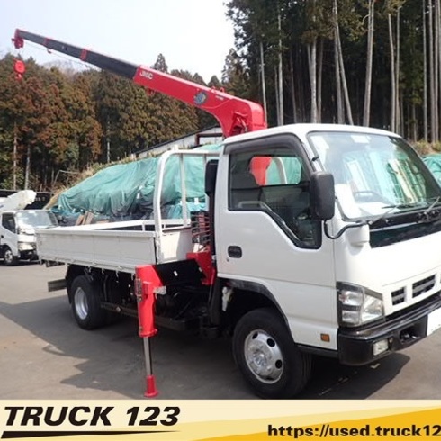 isuzu　イスズ　いすゞ　エルフ　クレーン