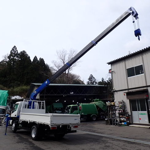 クレーン　高所作業車　ダンプ　重機　パッカー車
