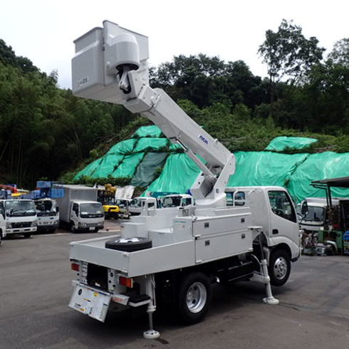 高所作業車　バケット車　アイチ　SH09A 9.7M